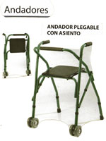Andador Plegable con asiento